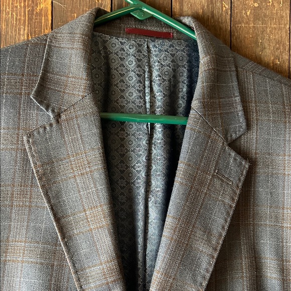 Johnston & Murphy Classic Navy Check Blazer - Picture 5 of 7